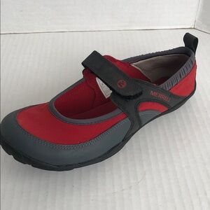 MERRELL Barefoot Pure Glove Mary Jane Outdoor Shoes Women’s 6.5 Red